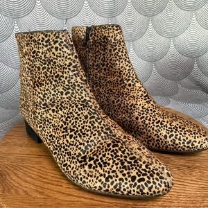 Long Tall Sally Leopard Print Heeled Boots